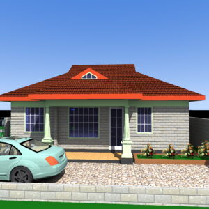 3 bedroom bungalow house plan for sale in nakuru