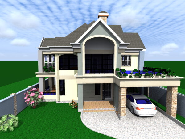 buy 4 bedroom maisonette house plan Kenya