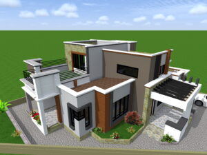 3 bedroom bungalow house plan for 50 by 100 plot for sale in kenya